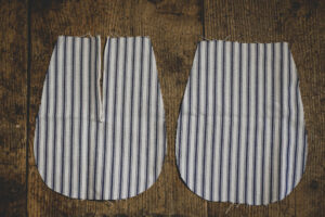 striped 18th century pockets
