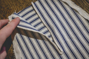 striped 18th century pockets